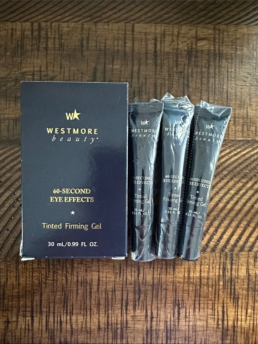 Westmore Beauty 60-Second Eye Effects Tinted Firming Gel Light to Medium 3 Pack - Picture 1 of 3